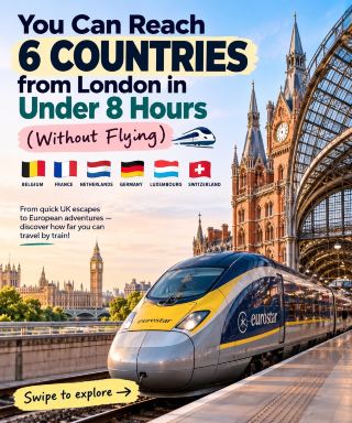 เดินทางจากลอนดอนไป 6 ประเทศด้วยรถไฟภายในเวลาไม่ถึง 8 ชั่วโมง! 🚆🌍