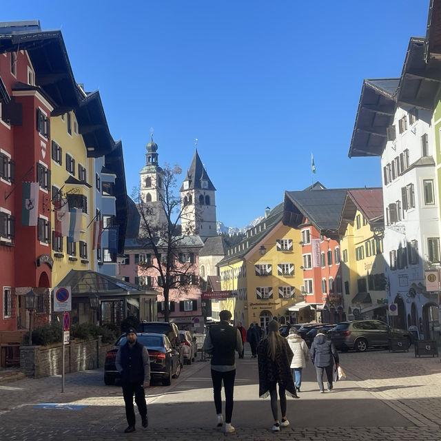 Stroll in Kitzbuhel Austria town area