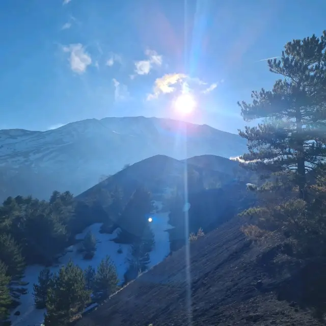 ETNA before the last eruption in 2023