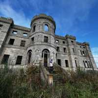 Abandoned grand castle in Ayrshire, Scotland