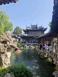 Have you experienced the calm of Yu Garden yet? 🌸🎐🎋