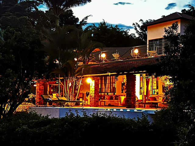 🌺 Trip Moment: Pink Flamingo Boutique Hotel – Where Tanzania Meets Italy