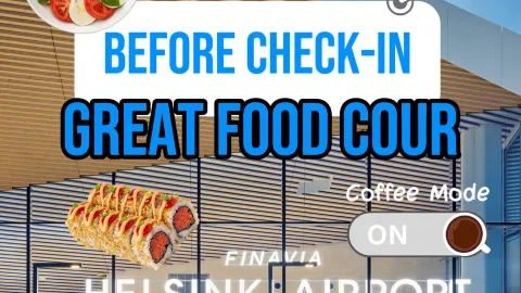 Food Hall - Helsinki Airport (Before Security) — traveler post in วานตา