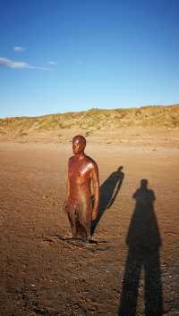 England's stunning beach, Crosby Beach in late autumn.