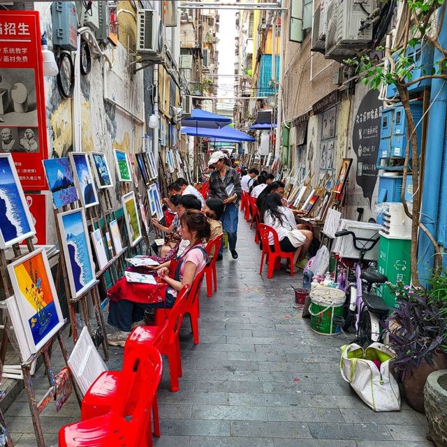 Colorful Painting Village in Shenzhen