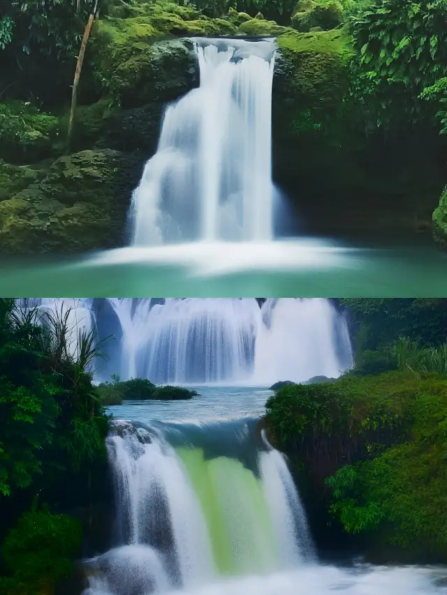 A Hidden Waterfall in the Mountains - Aibu Waterfall