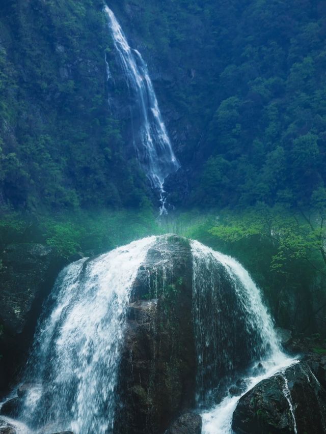 江西宜春一個人少景美少眾避暑山林景區