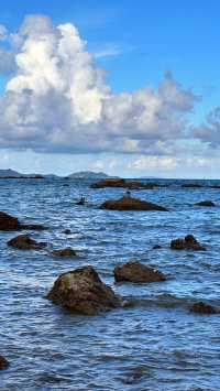 深圳居然有深藍色的海