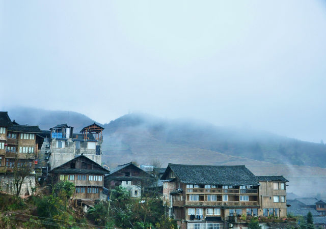 龍脊梯田：下雨著實讓人心碎