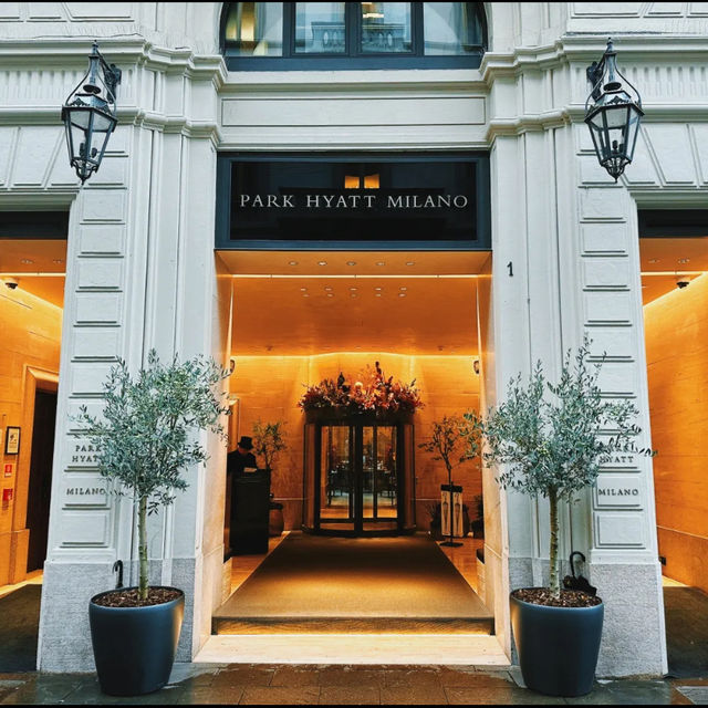 Staycation at park Hyatt Milan center 
