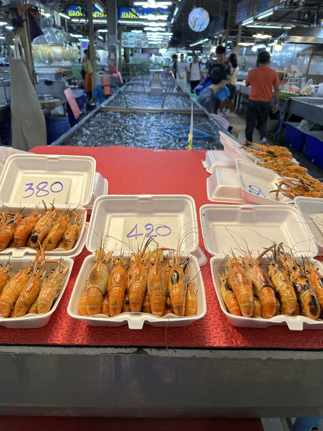泰國曼谷必去海鮮市場！🦐🦀