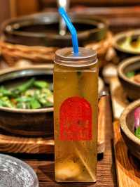 青島萬象城！新開的！煲仔菜 好好吃啊！。