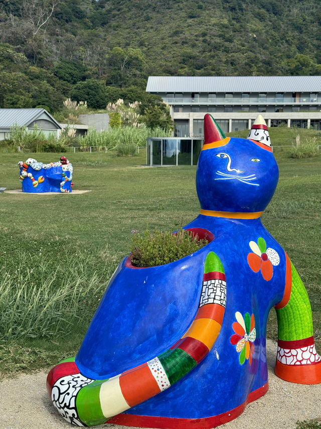 Renting a Pumpkin Car for a Day on Naoshima