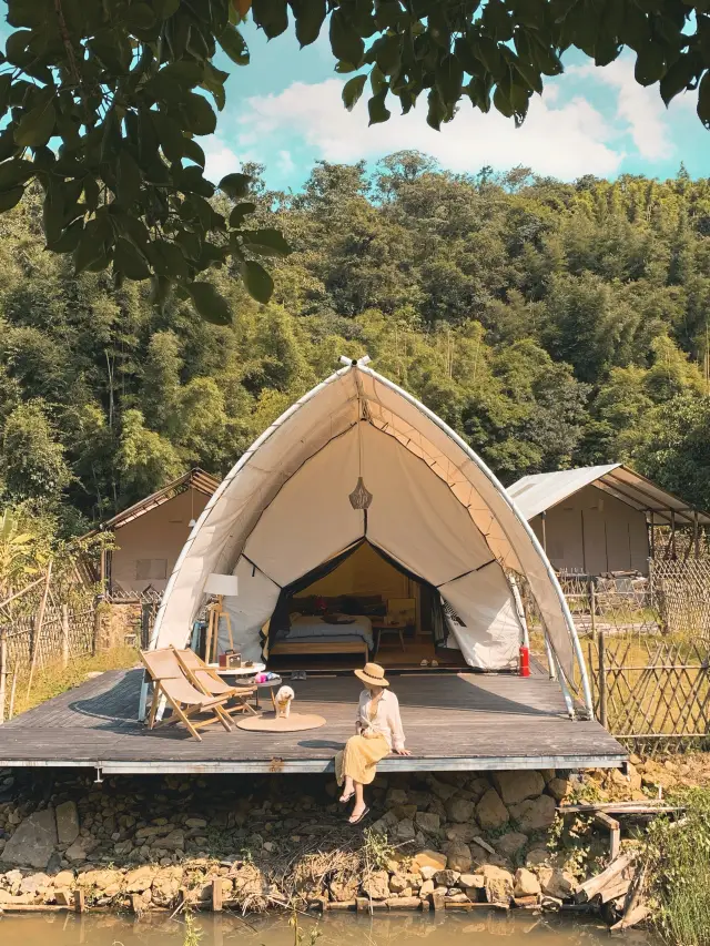 Camping near Guangdong Province: Pretend you're in a tent in Sri Lanka at Wind Valley Campground. 