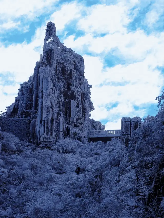 Mangshan Wuzhi Peak | Rime, a fairyland on earth