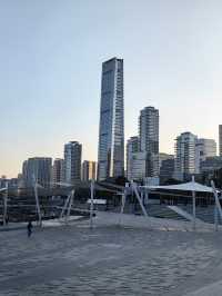 深圳人才公園的日落