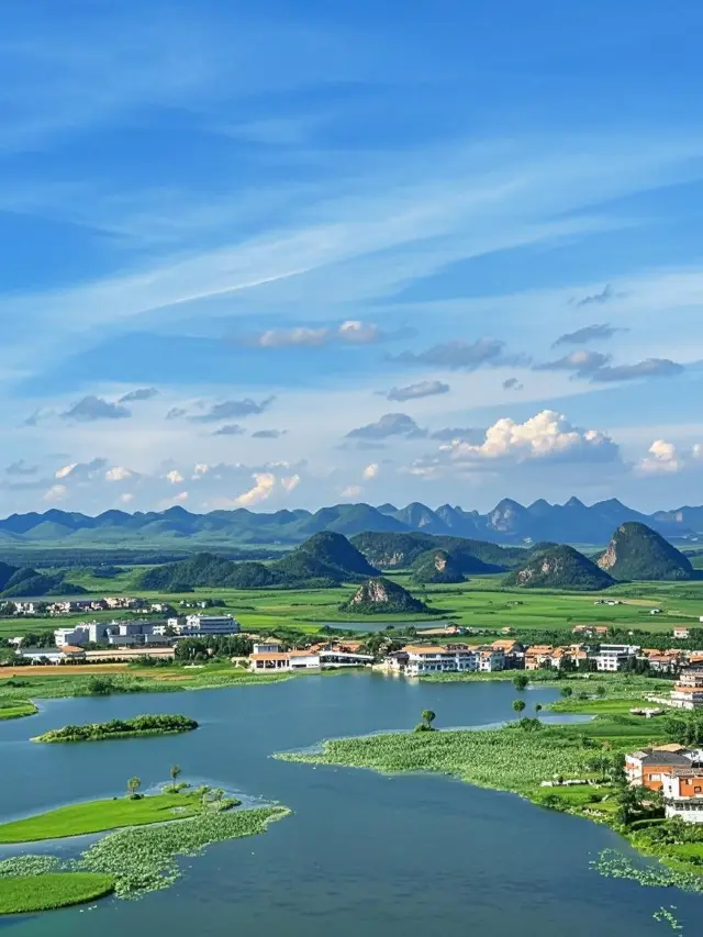 윈난 24℃ 따뜻한 겨울의 비밀 장소, 따리보다 10배 더 한적한 뎬난 지역이 뜨겁습니다.
