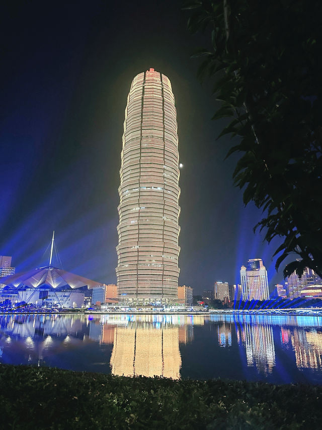 鄭州｜千璽廣場｜中原天際線的玉米之光