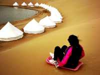 Glamping in the dessert 