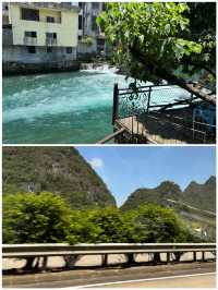 河池小三峽坐船睇山水景色靚到似幅畫真係正