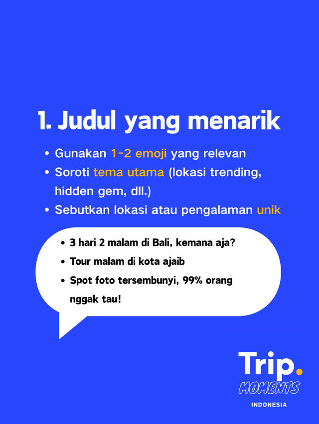 Penasaran cara posting konten di Trip Mo