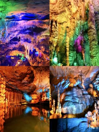 ถ้ำ Nuoshui เต็มไปด้วยหินงอกสูงตระหง่าน คล้ายกับดินแดนแห่งเทพนิยาย ซึ่งเป็นผลงานชิ้นเอกทางธรรมชาติ