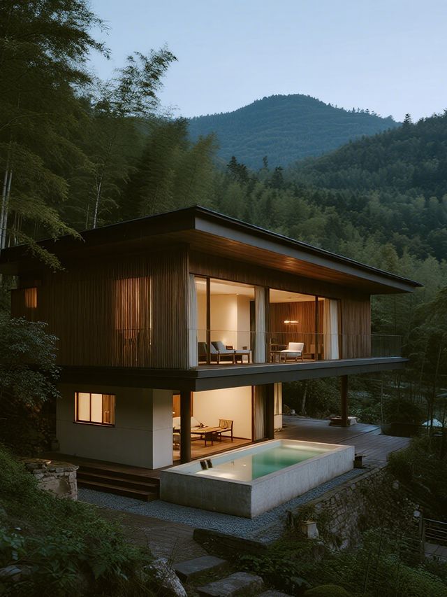 安吉叁拾叁號｜秋日雨中遛娃！山林氧吧+無邊泳池治癒之旅