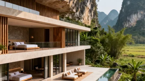 Chuyến đi thân thiện với gia đình dọc biên giới Trung Quốc - Việt Nam | Kỳ nghỉ sang trọng giữa thiên nhiên hoang sơ, giữa núi non và dòng sông. — traveler post in Lạc Nghiệp