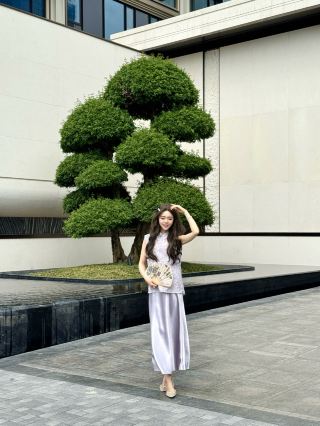 憧れの生活を都市の中心の庭園で癒しと安らぎを見つける