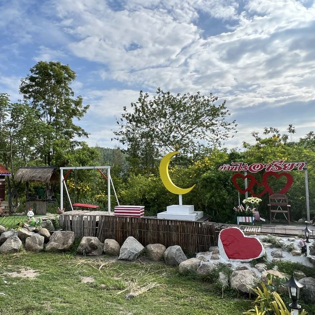 ที่พักคืนละ 500 รวมอาหารเช้า@บ้านไร่อารียา ราชบุรี