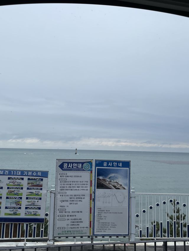 釜山新景點 - 海雲台藍線公園列車 天空膠囊列車及海岸列車