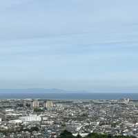静岡市を一望する徳願寺