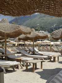 Beach Club in Menton — the town of lemons 🍋🇫🇷🫶😍
