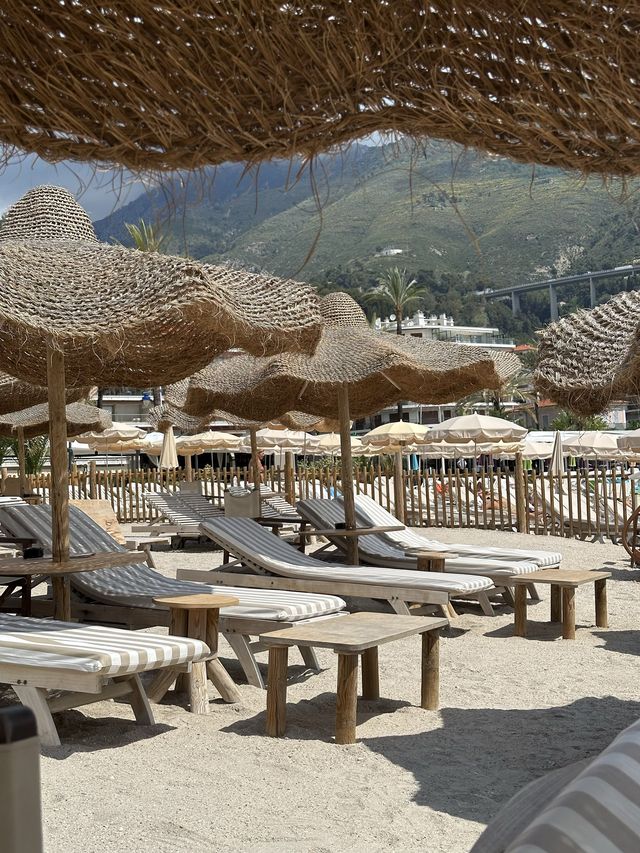 Beach Club in Menton — the town of lemons 🍋🇫🇷🫶😍