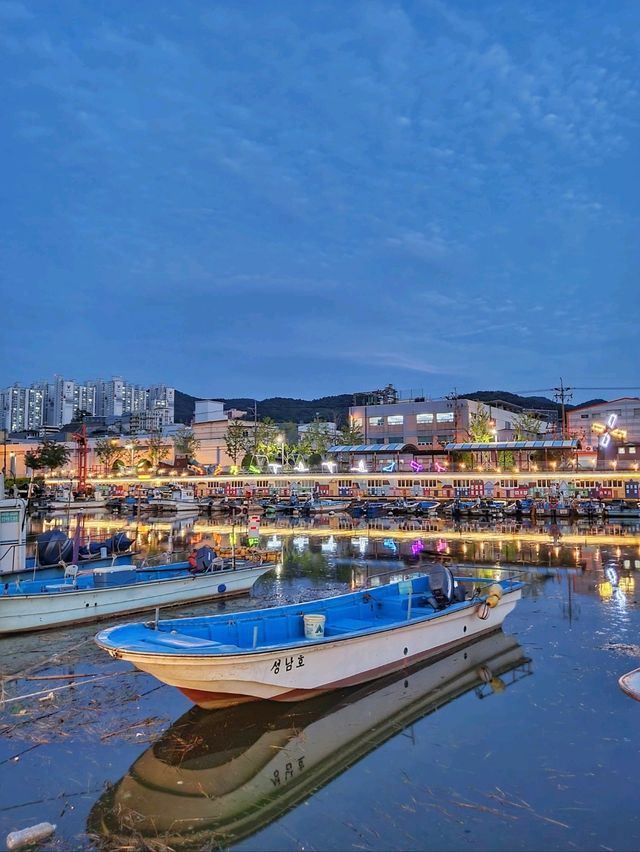 한적하게 즐기기 좋은 장림포구 야경✨️🎆