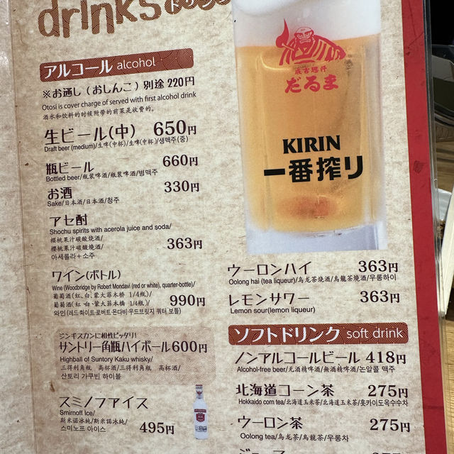 達摩成吉思汗烤肉 本店