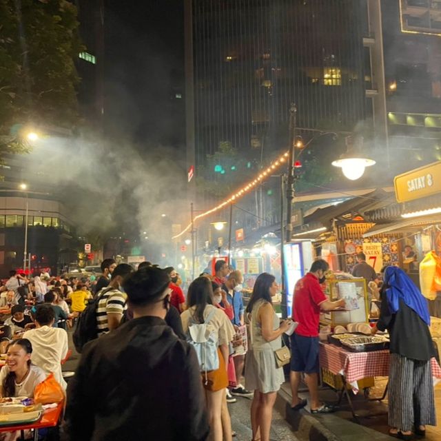 Lau Pa Sat ถนนสะเต๊ะ สิงคโปร์