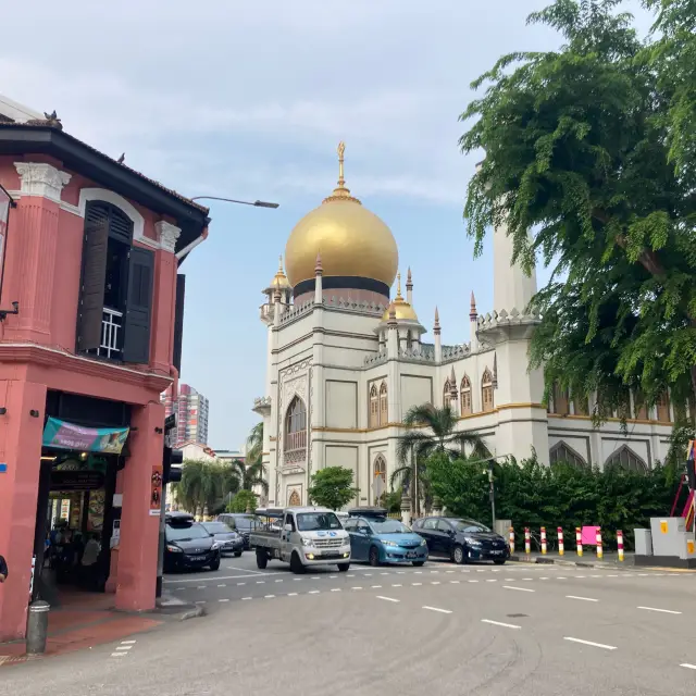 シンガポール　【サルタンモスクとマスカットストリート】
