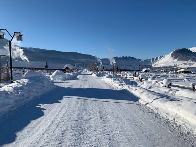 Fluffy White Snow of Northern Xinjiang