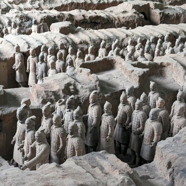 Xi'an terracotta army, a cultural wonder.