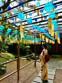 〜京都府〜夏の風鈴寺🎐♡の窓が可愛いお寺さん