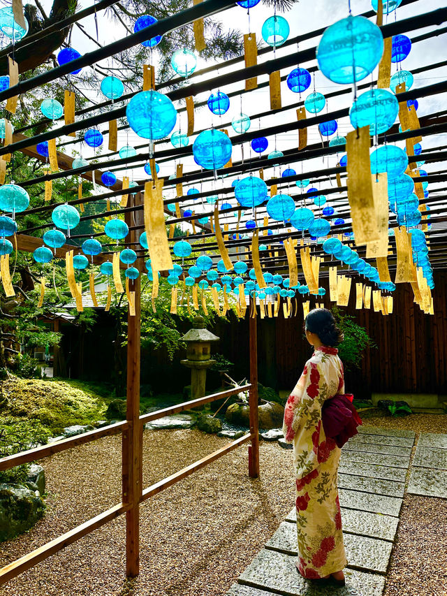 〜京都府〜夏の風鈴寺🎐♡の窓が可愛いお寺さん