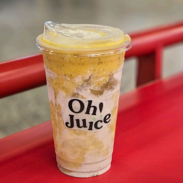 ได้มาชิมสักที #OhJuice สมูทตี้สีรูปโลก 