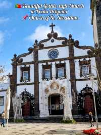 🇵🇹 Beautiful Gothic-style Church in Ponta Delgada 