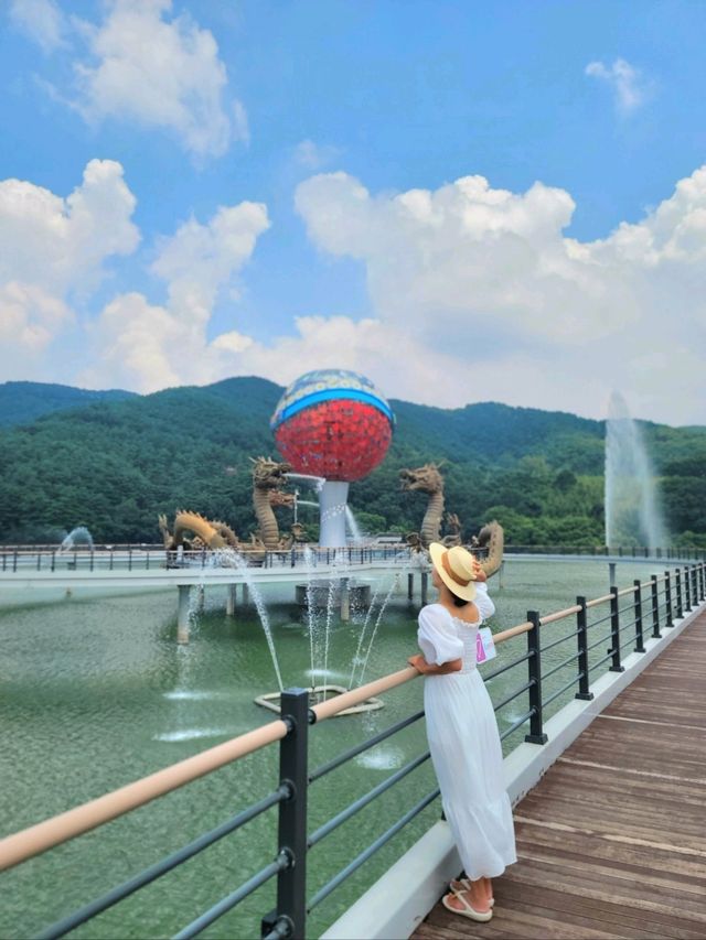 시원한 용분수는 여름에 꼭 가보기🩵
