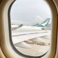ครั้งแรกกับสายการบิน Cathay Pacific 
