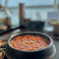인천공항 한식 '명가의 뜰' 김치찌개 맛집