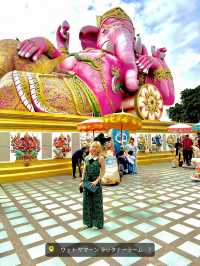 【📍タイ🇹🇭】最速ご利益🙏祈願成就が凄く速いピンクのガネーシャ様にお祈りしてきたよ🩷