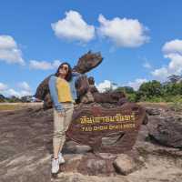 หินเต่าชมจันทร์ - ป่าดงนาทาม อุทยานแห่งชาติผาแต้ม
