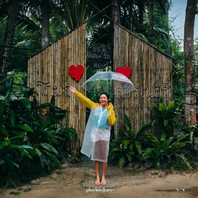 ล้องแพไม้ไผ่สวยๆที่พังงา